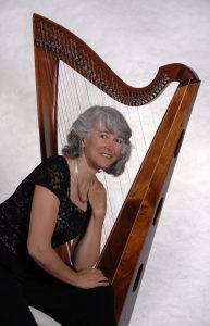 Laura with folk harp